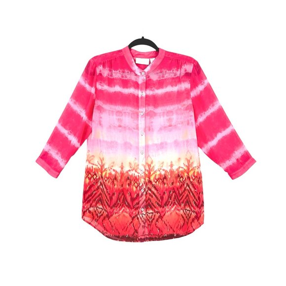 Chico's South Pacific Belinda Top - Picture 1 of 6
